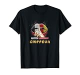 Chippewa Seien Sie stolz darauf, wer Sie sind und woher Sie kommen. Feiern und unterstützen Sie die Geschichte der Indianer mit diesem einfachen Kleidungsstück im Used-Look.