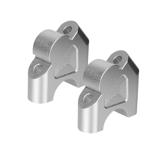 Rehausseur support guidon CNC 32 mm argent pour modèles moto BMW ADV