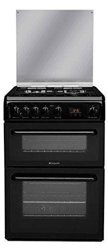 Hotpoint HAGL60K Freestanding Gas  Rated Cooker -Black