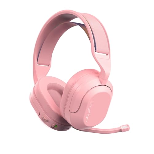Image of JLab Nightfall Wireless Gaming Headset, Bluetooth 5.3, Pink