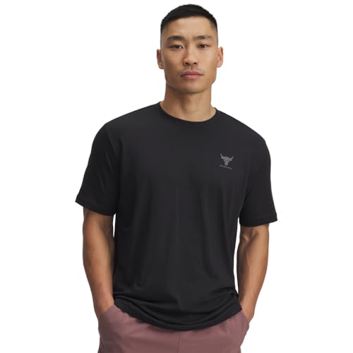 Under Armour Men's Project Rock Simple Branded Short Sleeve T Shirt
