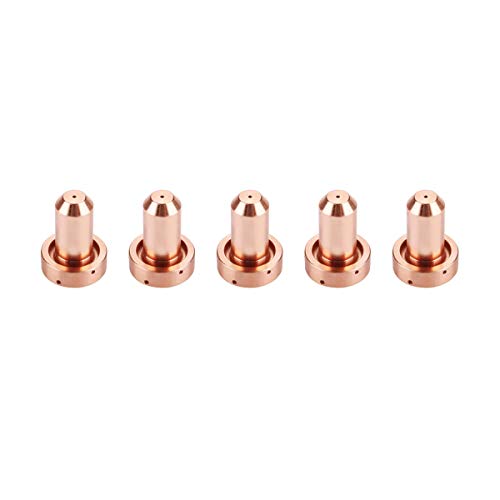 KEMAO 9-8225 Puntas de boquilla de corte de plasma de 40 A, paquete de 5 unidades, apto para consumibles de antorcha de corte de plasma Thermal Dynamics SL60/SL100