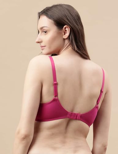 Image of Marks & Spencer Womens Cotton Blend Padded Wired Ultimate Support Demi Cup Bra