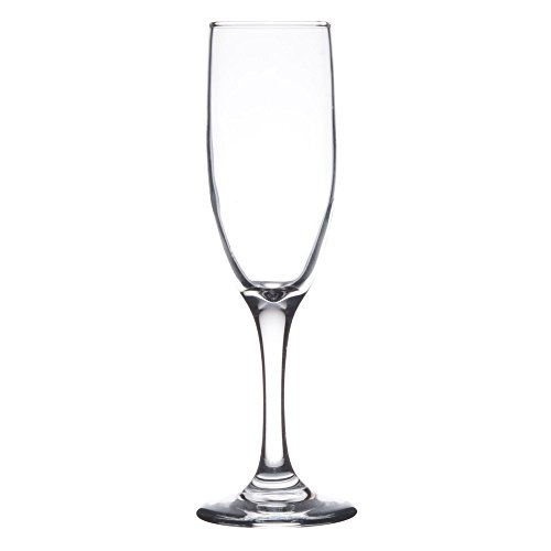 Set Of 10 Classic Flute Champagne Glasses (7 Ounce) - Toasting Sparkling Wine / Wedding Flutes #TOP2