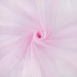 Tissu moustiquaire rose:Le tissu en tulle rose est visuellement doux et confortable, et peut ajouter une atmosphère romantisque et élégante à la scène décorative, la conception légère en tulle rend votre œuvre plus dynamique