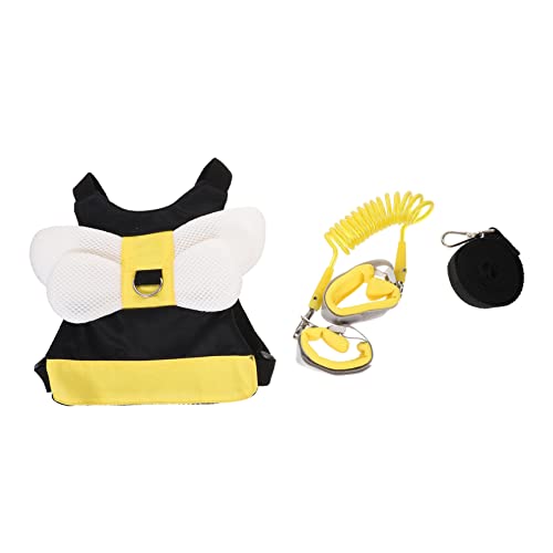 HANABASS 1Set Harness Leash Lost Backpack Leash with Wrist Link for Safe Walking Breathable Comfortable Design for Parents for Outdoor Activities