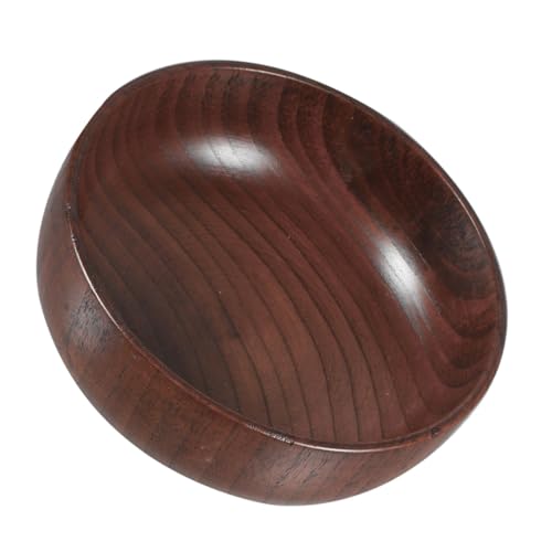 Alipis Bol de Madera Antideslizante para Ensaladas y Frutas Diseño Anticalor para Cocina y Servir Alimentos Calientes