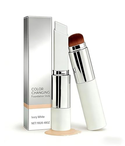 khleopatra fondotinta auto adattivo - kleopatra fondotinta coreano auto adattivo in Stick, 2-in-1 con Acido Ialuronico e Collagene, Copertura Naturale, Waterproof (Media)