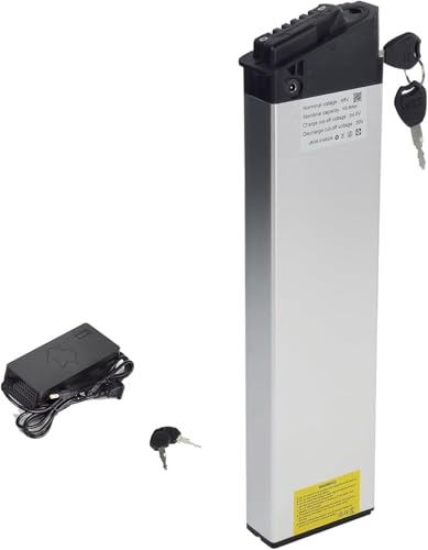 48v Ebike Battery 10.4Ah 12.8Ah 14Ah Folding E-Bike Battery for Samebike Built-in Electric Bike Batteries Akku for 350w 500W 750W 1000w Motor Foldable E Bike (48v12.8ah L16.93'')
