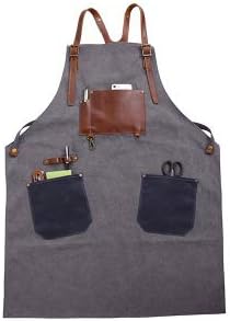 grembiule da lavoro in tela per uomini