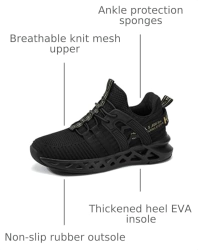 Image of koppu Boys Girls Shoes Non-Slip Tennis Shoes Fashion Lightweight Breathable Kids Sneakers for Little Kids /Big Kids