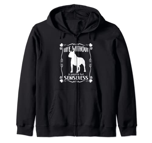 American Staffordshire AmStaff Doglover Educación Sudadera con Capucha