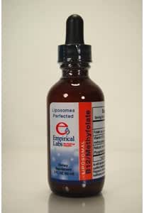 Liposomal Vitamin B-12 with L-5-mthf Professional Single Dosage Quanities of Methylfolate Liquid As Methylcobalamin and Natural (Non-hydrogenated) Phosphatidyl Choline Non GMO Non Soy, 2 Fl Oz