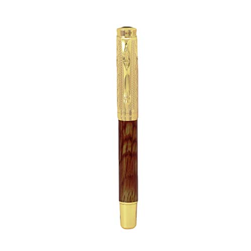 Image of HAYMAN 24 CT Gold Plated Fountain Pen With Box (P-93)