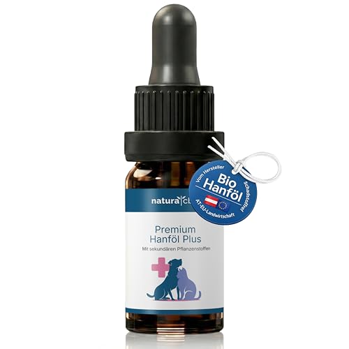 Hanföl für Hunde & Katzen 2𝟎𝟎𝟎𝐦𝐠 – natürliches Beruhigungsmittel aus Hanfsamen...