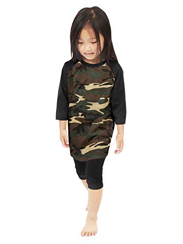 Hat and Beyond Kids Raglan 3/4 Sleeves Baseball T Shirts Baby Tees School Uniforms