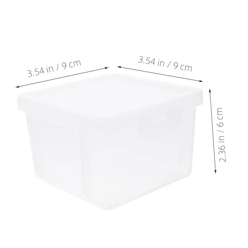 Caja plástica para coleccionar monedas 2 piezas miniatura 2