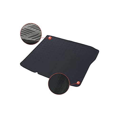 DBS - 1766219 - Tapis de Coffre Auto/Voiture - sur Mesure - Caoutchouc Haute Qualité - Antidérapant - Simple d'entretien