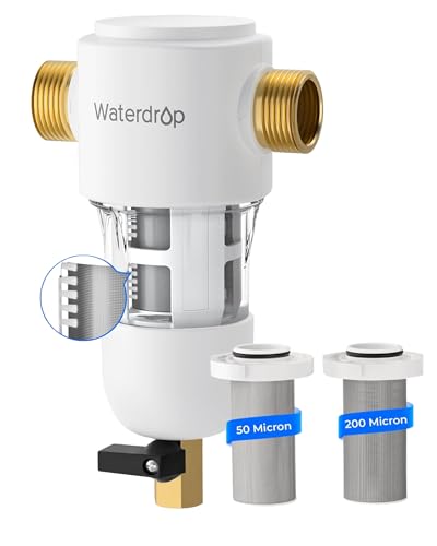 Waterdrop PF01 Spin Down Sediment Filter, 50/200 Micron