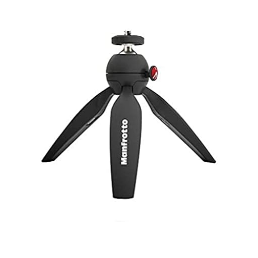 Manfrotto PIXI Minitrípode, para Cámaras CSC,DSLR de Nivel de Entrada, Material Adapto, Negro, MTPIXIMII-B | Ya disponible en tu tienda friki favorita! En mundofriki.es!