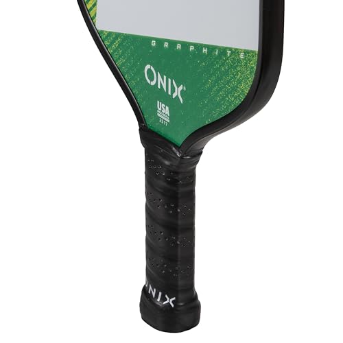 Image of Onix Graphite MOD Z5 Carbon Fiber Pickleball Paddle with Wide-Body Shape. Honeycomb Core, Graphite Face & Cushion Comfort Pickleball Paddle Grip
