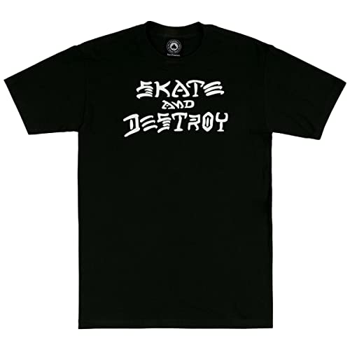 スラッシャー　SAD member SKATE and DESTROY Tシャツ Amazon.com: Thrasher Skate and Destroy T-Shirt Black Small