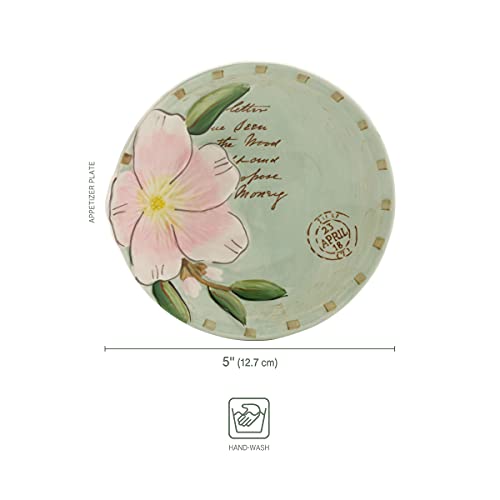 Fitzandfloydtoulouseappetizerplatessetof45inchgreen Urban Country Home Decor Fitz and floyd toulouse appetizer plates set of 4 5 inch green urban country home decor