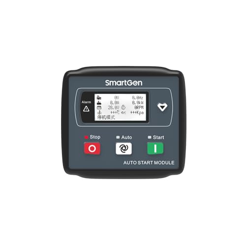 ตัวควบคุมเครื่องกำเนิดไฟฟ้า SMARTGEN HGM1791CAN ด้านหน้า view พร้อมจอ LCD และปุ่มควบคุม