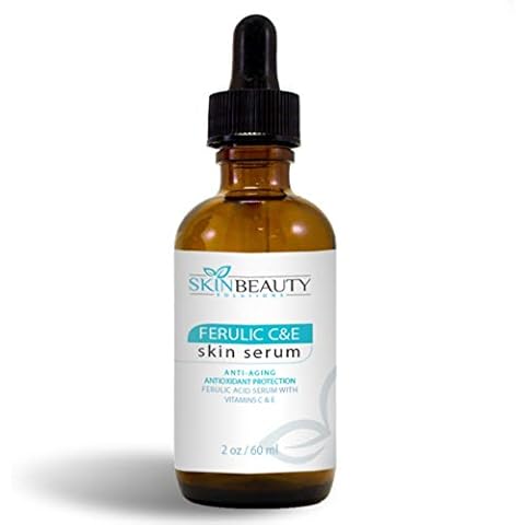 Ferulic Acid CE with Vitamin C+E Skin Serum Wrinkles, Anti-Aging, Sun Damaged Skin & More (C+E Ferulic Combination Antioxidant Treatment (2 oz/ 60 ml) Cover