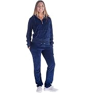 Yasumond Velour Tracksuit Womens 2 Pieces Joggers Outfits Jogging Sweatsuits Set Soft Sports Swea...