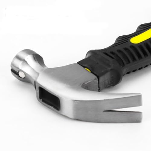 Mini Martelo Unha 16cm para Uso Profissional e Doméstico Cabo Emborrachado Antiderrapante Martelinho