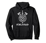 Schildmaid Kriegerin Lagertha Vikinger Wikinger Germanen Pullover Hoodie