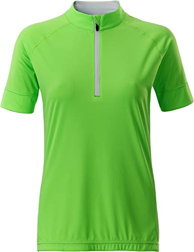 Ladies' Bike-t Half Zip T-Shirt Femme avec col montant zippé et coupe ajustée