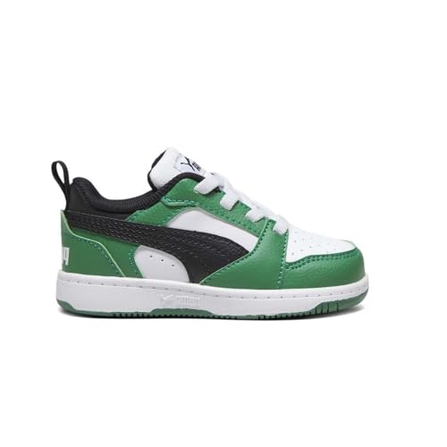 PUMA Toddler Boys Rebound V6 Lo Ac Slip On Sneakers Shoes Casual - White