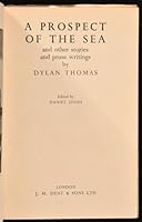 A prospect of the sea and other stories and prose writings B0000CJ6VU Book Cover