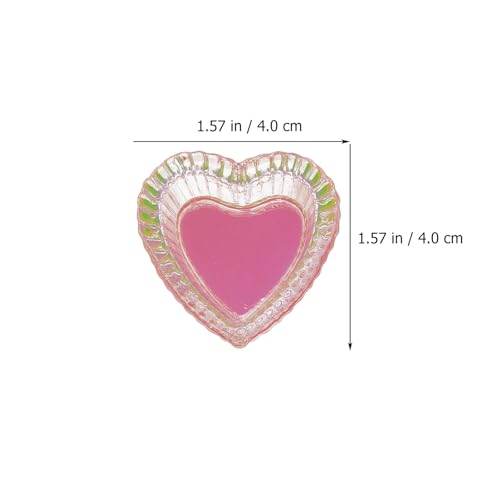 2 vasos de cristal para uñas con tapa para manicura miniatura 2