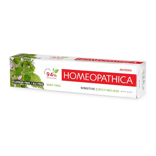 Aroma Active Ingredients Sensitive Teeth Care Homeopathic Toothpaste with Aloe Vera & Propolis by Astera Homeopathica