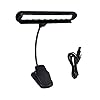 SUPVOX Clip-on Muziekstandaard Orkest Licht Verstelbare leeslamp USB Bureaulamp 9 Heldere LED’s Inclusief USB-snoer voor…