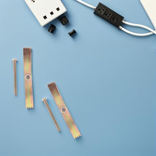 Kit de réparation pour boîtes électriques type 86 SHINEOFI avec 100 cosses en acier