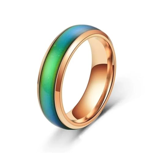 Anneaux Ring Bijoux Femmes Hommes Rosegold Accessoire Mode Quotidien 12