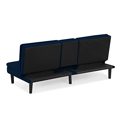 Lifestyle Solutions Parsons Convertible Sofa, Navy Blue #TOP4