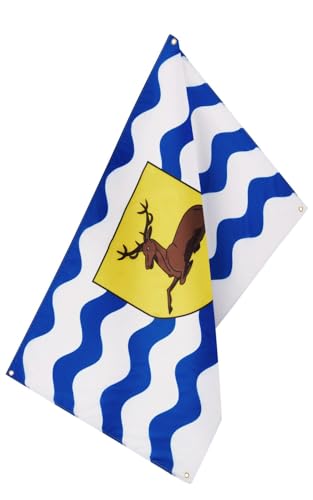 Runesol Hertfordshire Flag, 91x152cm, 3ft x 5ft, 4 Grommets, Eyelet In Every Corner, British Regional Flag, Premium Flags - Image 3