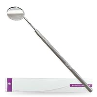 Dental-Mundspiegel – Größe 5, rostfreier Edelstahl, einfache Betrachtung für Zahnärzte und Wimpernverlängerungen