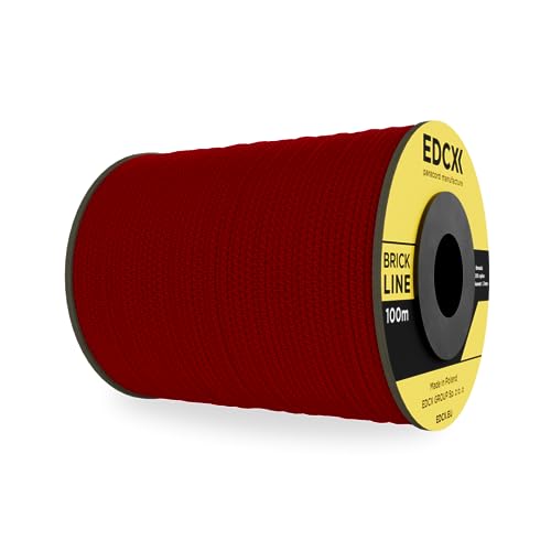 EdcX Mason's Cord ⌀1,7mm, (2) Red, 100 m