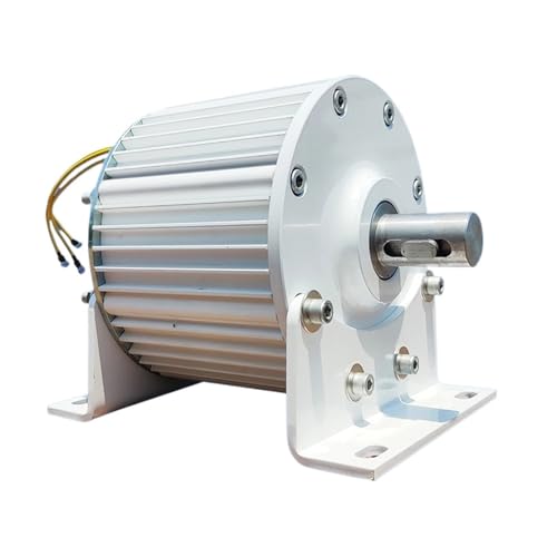 YHYWJHY 5KW 10KW Wind Turbine Electric Generator 48V 96V Low RPM tor Permanent Magnet Generator Hydro Turbine 20KW with Base Low Starting Speed for Home(with Base,96V_8KW)