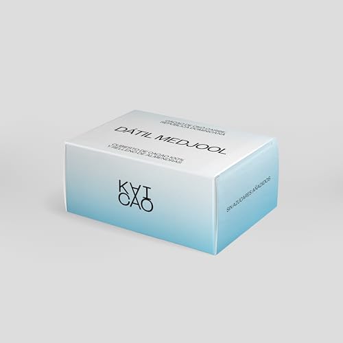 Kaicao Dátiles Medjool - Rellenos de Almendras Tostadas, Cubiertos de Chocolate Negro 100% Cacao Origen Oko, República Dominicana - Sin Azúcar Añadida - Snack Saludable - Dátil - Pack de 4 dátiles