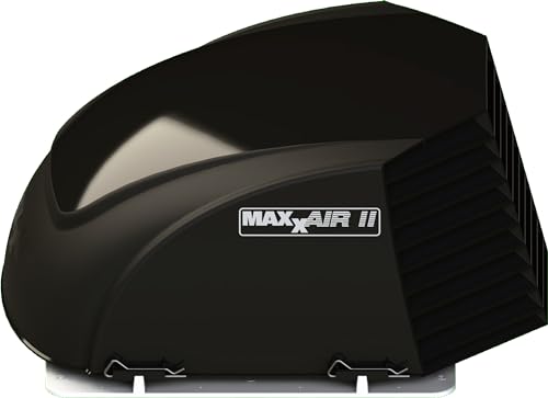 Maxxair Maxx II 00-933082 Standard Vent Cover, One Piece Design, Super Tough Wind Resistant Cover for Roof Vents, Black - Thumbnail 3