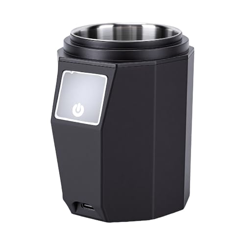 Luocute Báscula de café Dosificadora Digital de 58mm, Báscula de café Recargable de Acero Inoxidable con Taza de para Expreso, Vierte sobre por Goteo