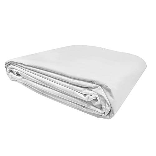 Toldo reforzado FS blanco de 12x10m lona impermeable exterior 160g económica