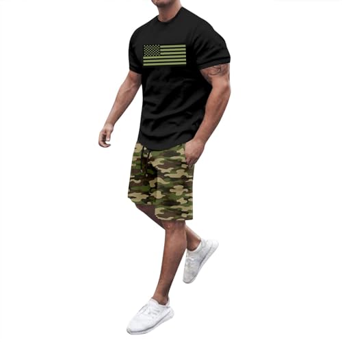 Ensemble homme short et t-shirt pour les vacances et le quotidien